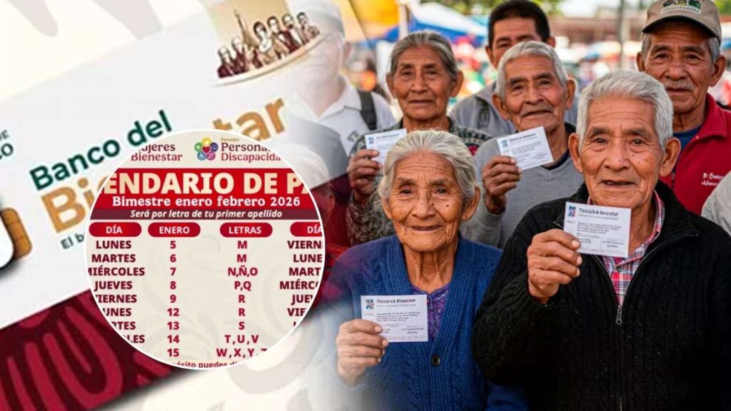 Pensión Bienestar Adultos Mayores enero 2026: quiénes cobran del 12 al 16