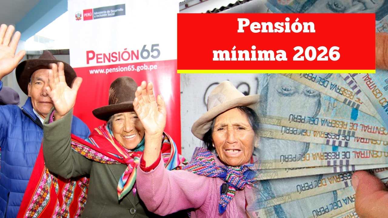 Pensión mínima 2026: monto y calendario de pagos para adultos mayores de 65